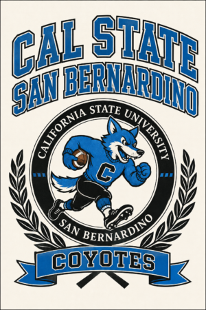 Cal State San Bernardino Coyotes Graphic Wall Art