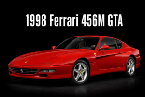 1998 Ferrari 456M GTA Red Sports Car Wall Art Print