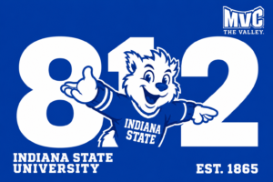 Indiana State University Sycamores 82 Mascot Graphic