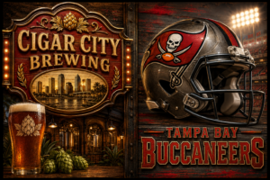Tampa Bay Buccaneers & Cigar City Brewing Wall Art