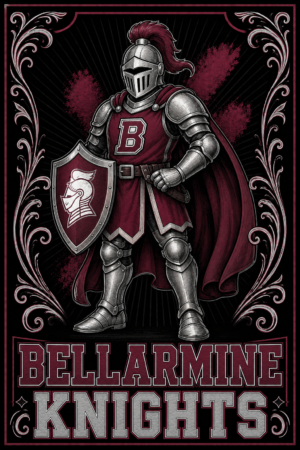 Bellarmine Knights Armored Knight Graphic Wall Art