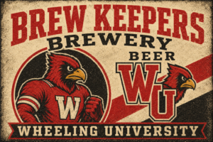 Wheeling University Brewery Beer Graphic Wall Art