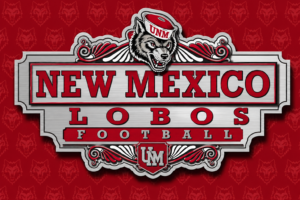 New Mexico Lobos Football Wolf Sign Design