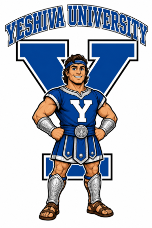Yeshiva University Blue Warrior Y Graphic Artwork