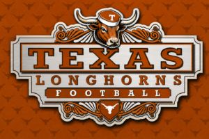 Texas Longhorns Football Vintage-Style Wall Sign