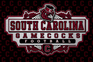 South Carolina Gamecocks Football Garnet and Black Sign Design