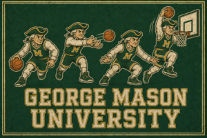 George Mason University Patriots Basketball Wall Art