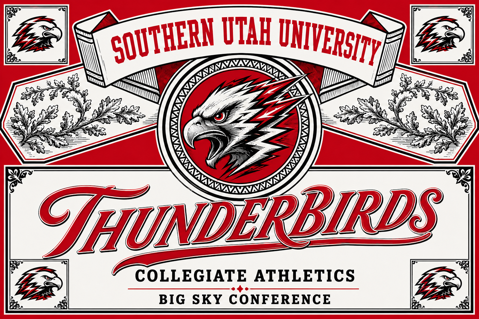 Southern Utah Thunderbirds Collegiate Athletics Wall Art