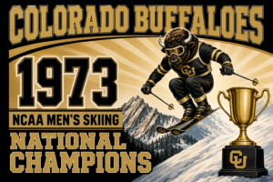 Colorado Buffaloes 1973 Skiing National Champions Wall Art