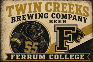 Twin Creeks Brewing Company Ferrum College Panther Wall Art