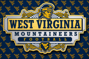 West Virginia Mountaineers Football Decorative Wall Sign