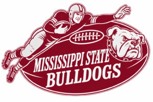 Mississippi State Bulldogs Football Vintage-Style Graphic