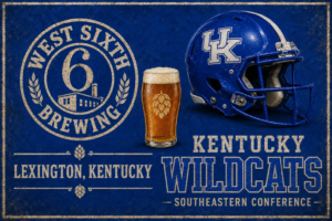 Kentucky Wildcats Lexington Brewing Vintage-Style Wall Art