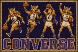 Valkyrie Basketball Women Warriors Wall Art