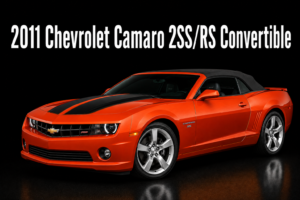 2011 Camaro 2SS/RS Convertible Orange Car Wall Art