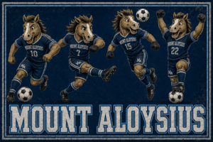 Mount Aloysius Horse Soccer Team Wall Art