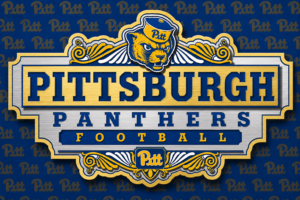 Pittsburgh Panthers Football Blue and Gold Wall Art