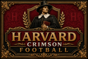 Harvard Crimson Football Vintage-Style Decorative Wall Art