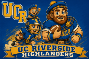 UC Riverside Highlanders Football Character Wall Art