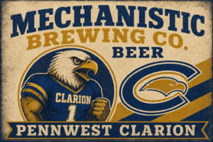 Mechanical Brewing Co. PennWest Clarion Eagle Wall Art