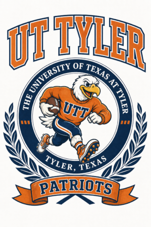 UT Tyler Patriots Football Eagle Graphic Wall Art