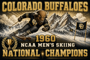 Colorado Buffaloes 1960 Men's Skiing Champions Wall Art