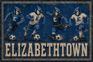 Elizabethtown Blue Bird Soccer Team Vintage-Style Wall Art