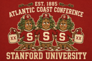 Stanford University Atlantic Coast Conference Tree Mascot Design