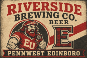 Riverside Brewing Co. PennWest Edinboro Vintage-Style Wall Art