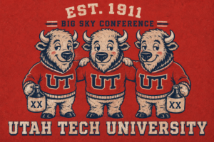Utah Tech University Big Sky Bison Graphic