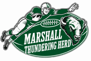 Marshall Thundering Herd Football Buffalo Graphic