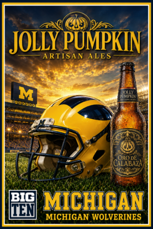 Jolly Pumpkin Michigan Wolverines Football Poster