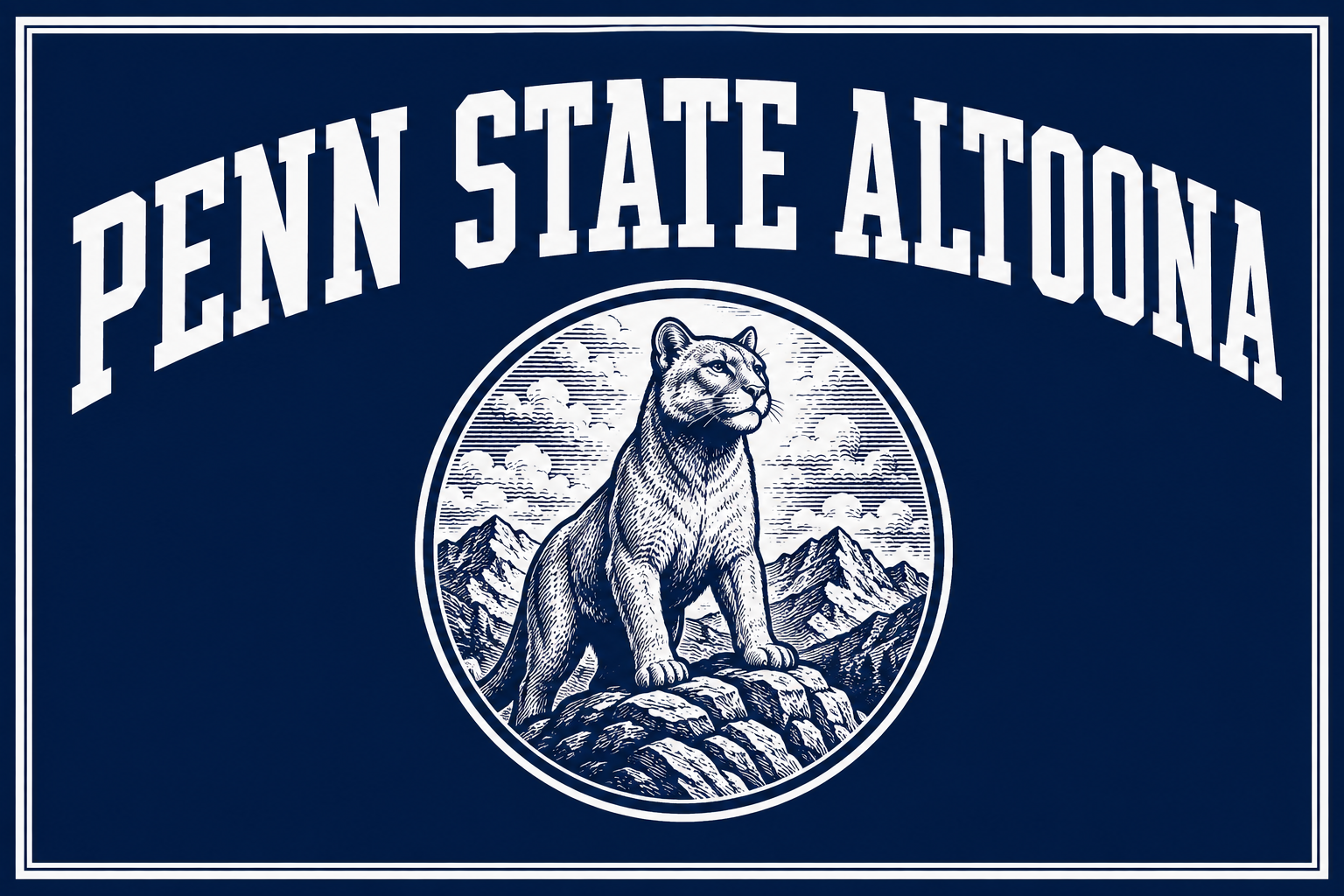 Penn State Altoona Mountain Lion Wall Art