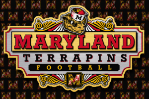 Maryland Terrapins Football Decorative Wall Sign