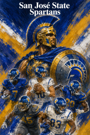 San José State Spartans Football Warrior Wall Art