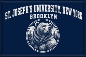 St. Joseph's University Brooklyn Bear Graphic Wall Art