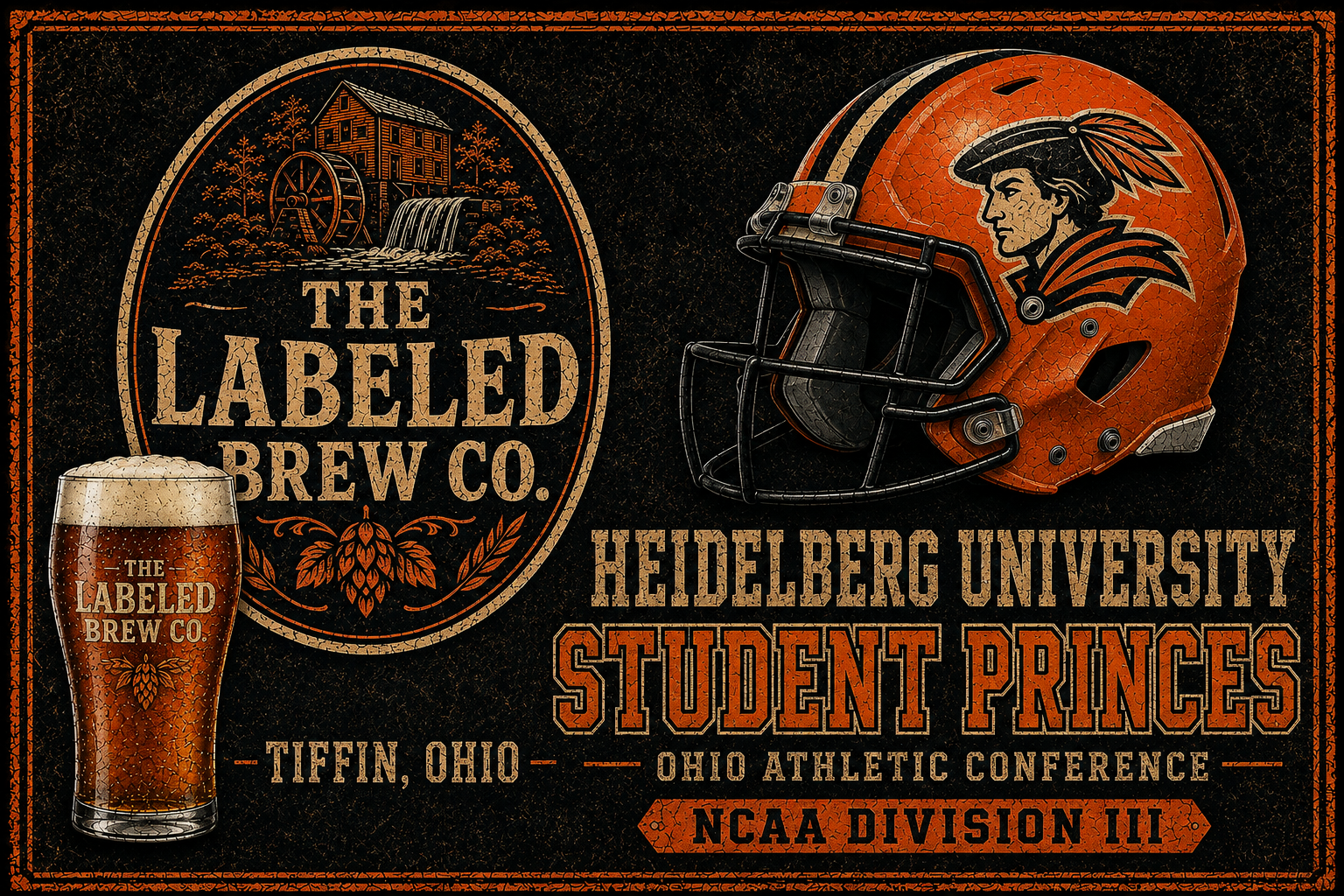 Heidelberg University Student Princes Brewery-Style Wall Art