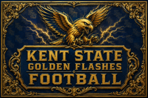 Kent State Golden Flashes Football Eagle Wall Art