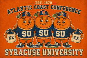Syracuse University Orange Trio Vintage-Style Graphic