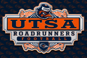 UTSA Roadrunners Football Ornate Wall Art Sign