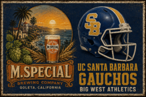 M. Special UC Santa Barbara Gauchos Vintage-Style Wall Sign
