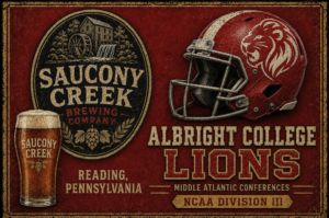 Saucony Creek Albright College Lions Vintage-Style Wall Art