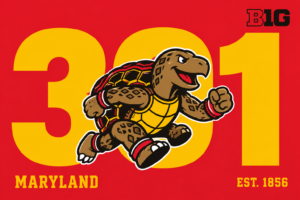 Maryland Terrapin Basketball BIG Graphic Wall Art