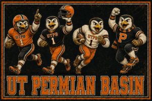 UT Permian Basin Eagles Football Wall Art