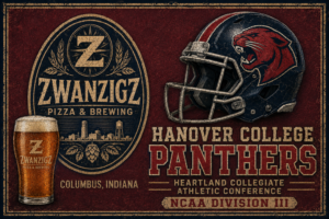 Zwanzig Pizza & Brewing Hanover College Panthers Wall Art