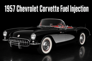1957 Chevrolet Corvette Fuel Injection Car Wall Art