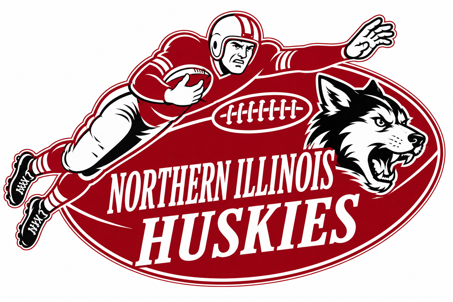 Northern Illinois Huskies Football Graphic Print