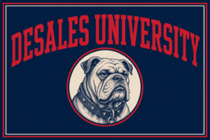 DeSales University Bulldog Vintage-Style Wall Art