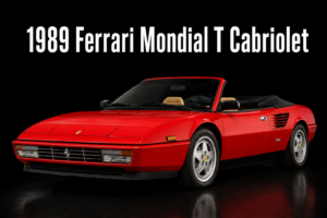 1989 Ferrari Mondial T Cabriolet Automotive Wall Art