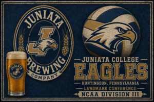 Juniata College Eagles Vintage-Style Sports Wall Art